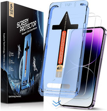 MAGIC JOHN 2 Pack for Iphone 14 Pro Max 6.7 Inch Tempered Glass Screen Protector
