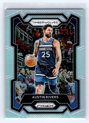 2023-24 Panini Prizm Silver Prizm #278 Austin Rivers Minnesota Timberwolves