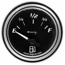 Equus 2 Fuel Level Gauge 7000 Series Fuel Level Short Sweep Electric E7361