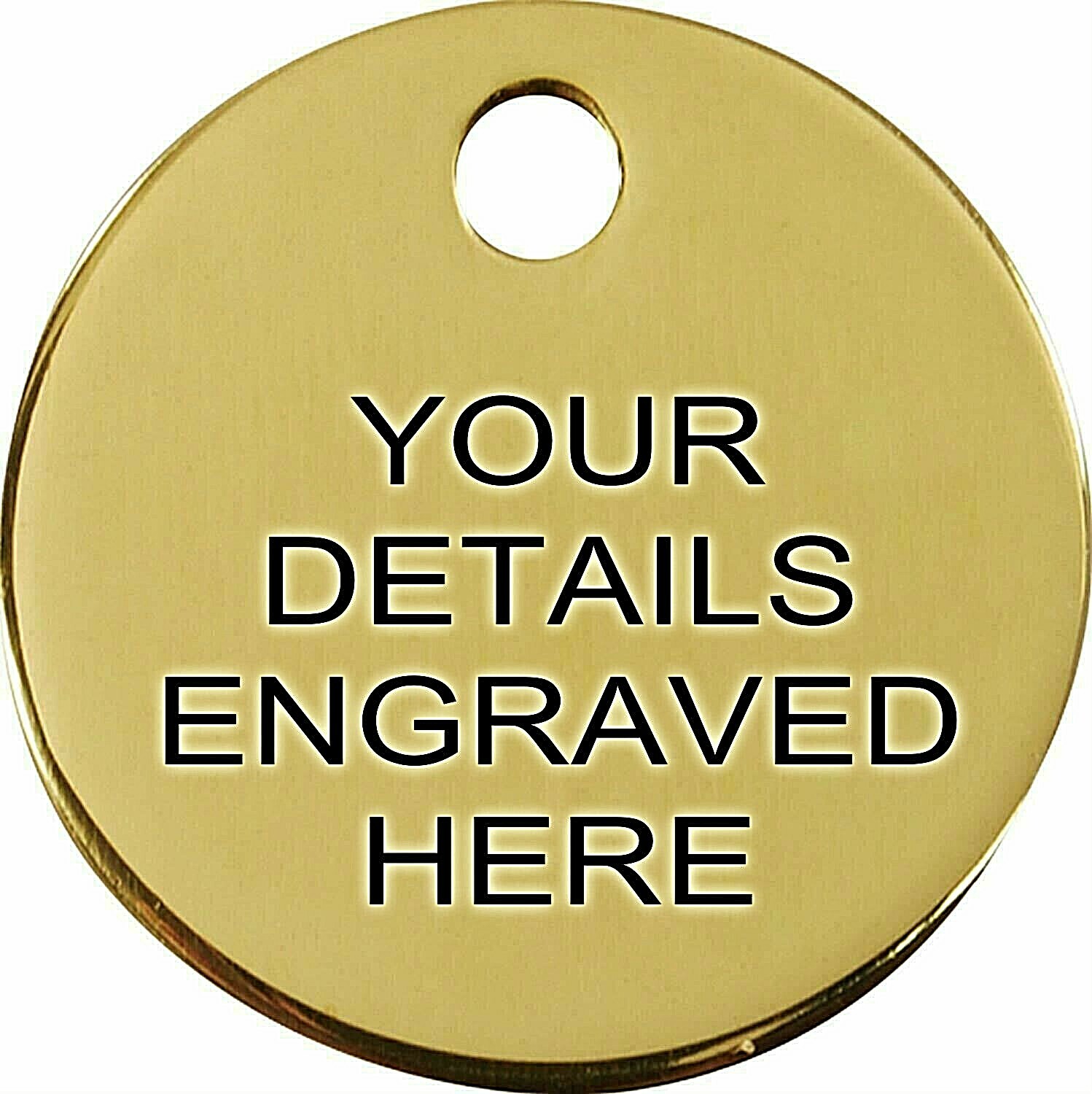 Dog ID Cat ID 32mm BRASS SILVER Paw Personalised Puppy Pet ID Tags eBay