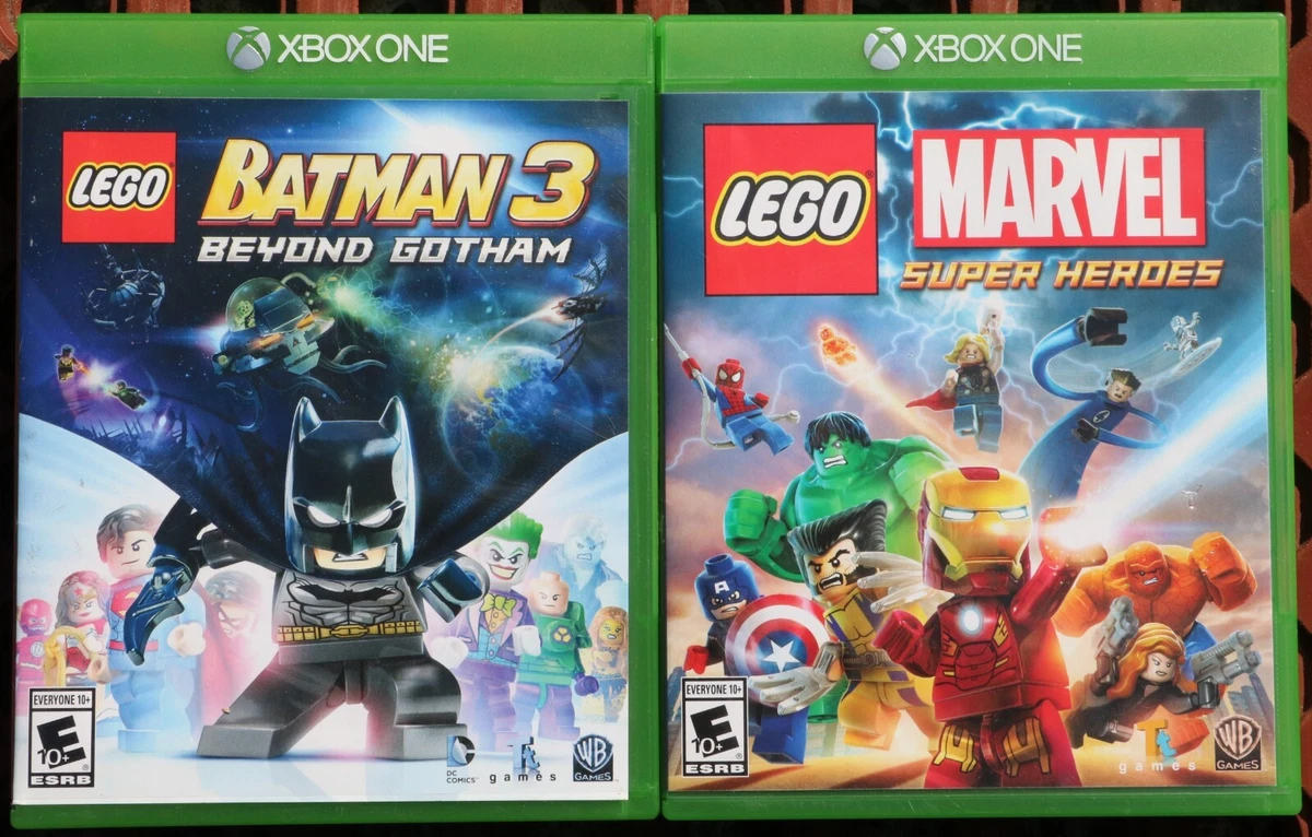 Microsoft Xbox One 2 Games LOT LEGO Marvel Super Heroes LEGO Batman 3 Beyond