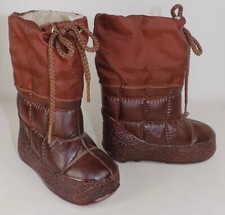Vintage Retro 1980s Toddler Size 6 Real Actual Moon Boots Made In USA