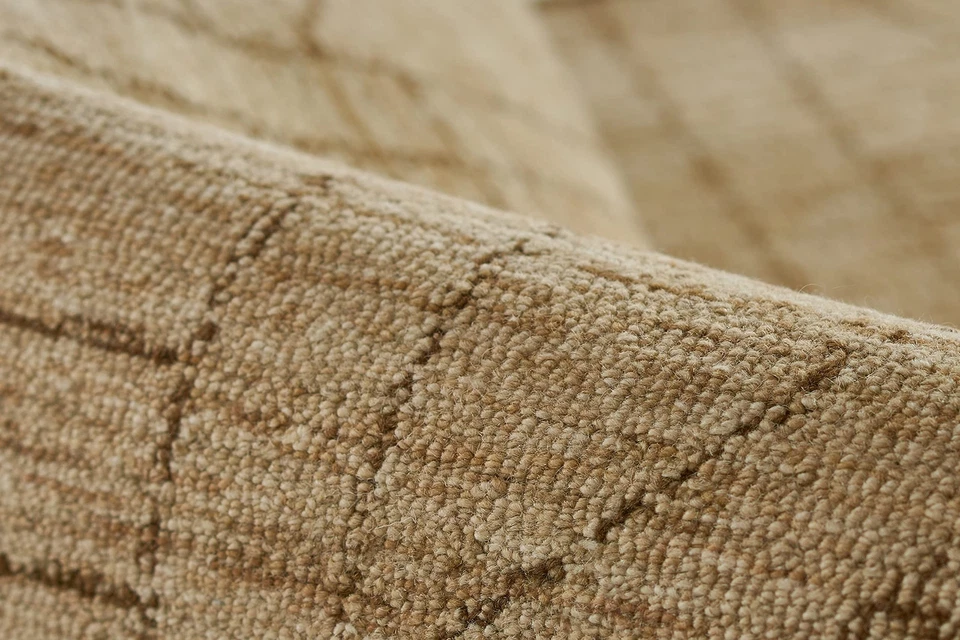 Momeni Teppe Wool Area Rug Natural, 2'3" X 8' Runner - Image 4 of 4