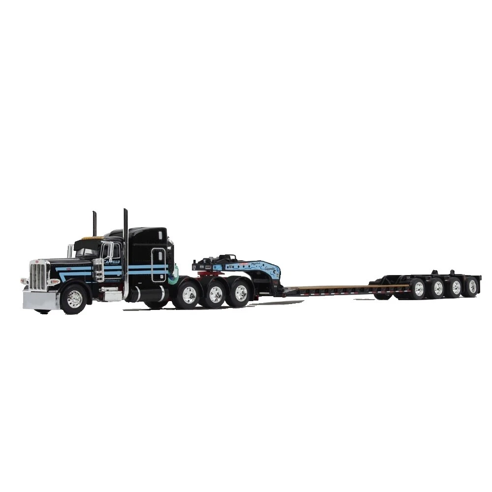 Remolques de Diecast Negro Peterbilt