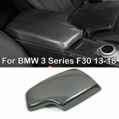 Carbon Fiber For BMW 3 4 Series F30 F34 F32 F33 Car Armrest Box Panel Cover Trim