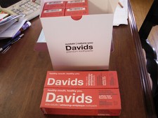 DAVIDS KIDS ADULTS WHITENING TOOTHPASTE 1 CASE OF 6 TUBES