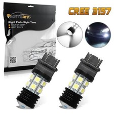 2pcs 12smd Reverse Backup Light Bulbs 3157 4157na P27w Projector Led