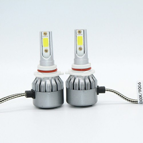2X C6 9006 HB4 72W 7600LM COB LED Headlight Conversion Kit 6000K Bulbs White - Picture 4 of 6