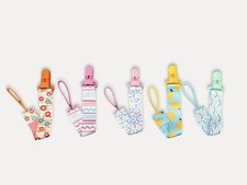 Baby pacifier clips