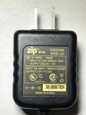 Original Iomega Zip Disk Drive Power Supply 5V 1.0A AC Adapter 100 250 750 drive