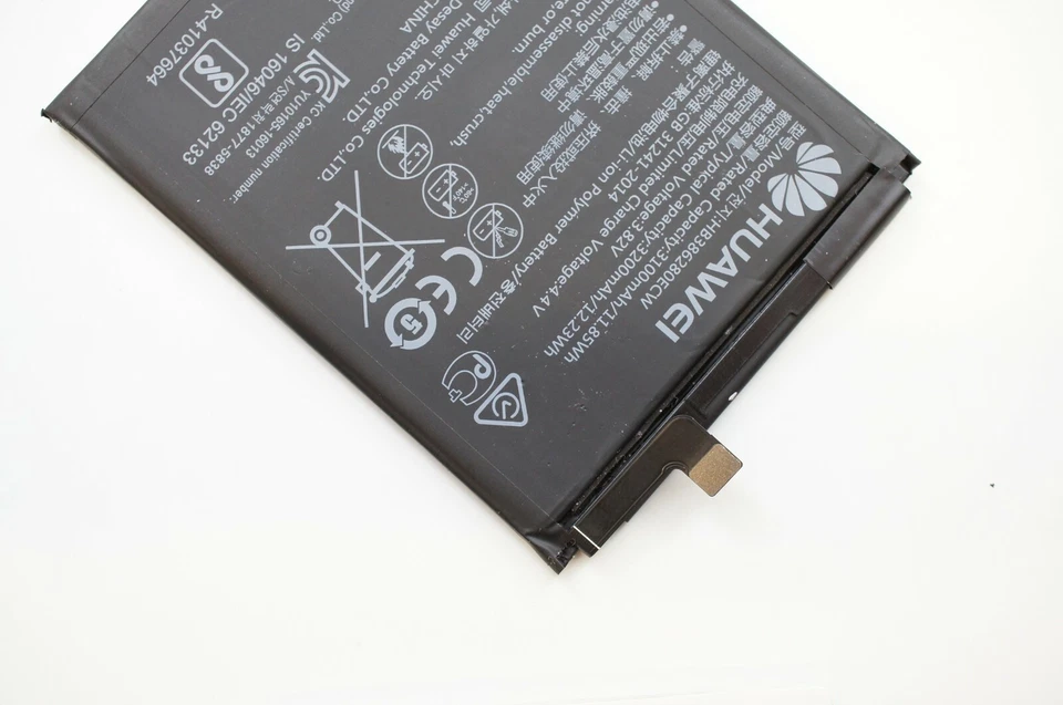 Batería OEM Huawei P10 VTR-L29 VTR-AL00 HB386280ECW USADA ORIGINAL Foto 3 de 4