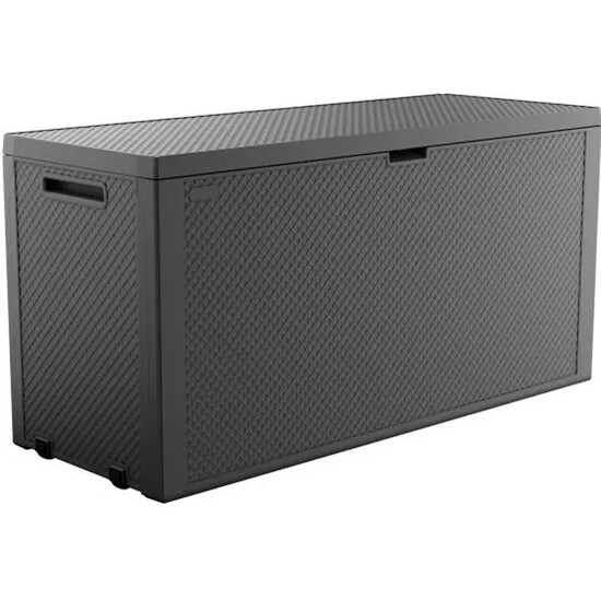 Coffre de rangement extérieur Keter gris en résine 270L pour jardin