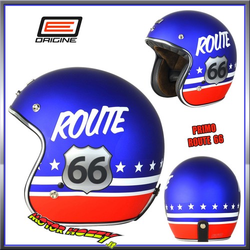 CASCO MOTO JET STRADA SCOOTER ORIGINE PRIMO ROUTE 66 TAGLIA L (59 - 60) |  eBay