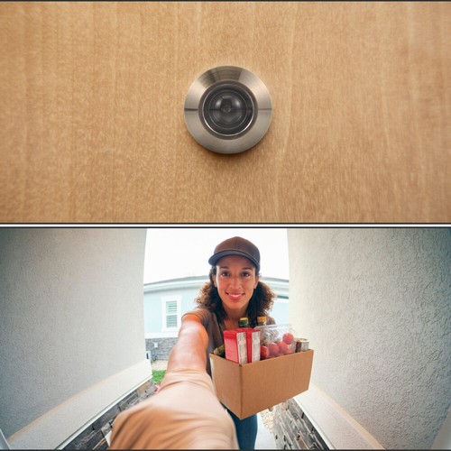 Front Door Peephole Viewer Wide Angle Wireless Camera Digital - Picture 12 of 12