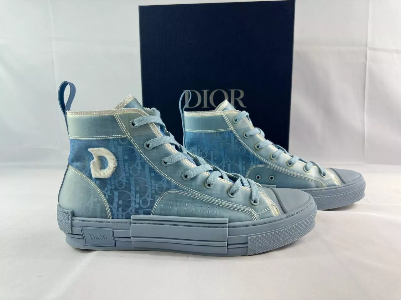 Baskets obliques logo haut Dior x Daniel Arsham B23 taille 44 US 11