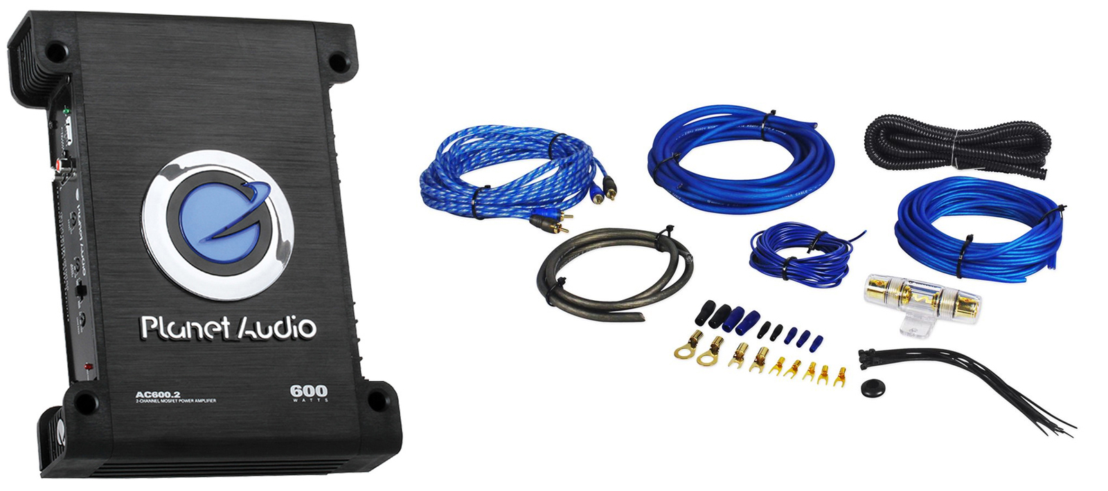 Planet Audio AC6002 600-ваттный 2-канальный автомобильный усилитель Strereo класса AB Комплект усилителей 10590₽