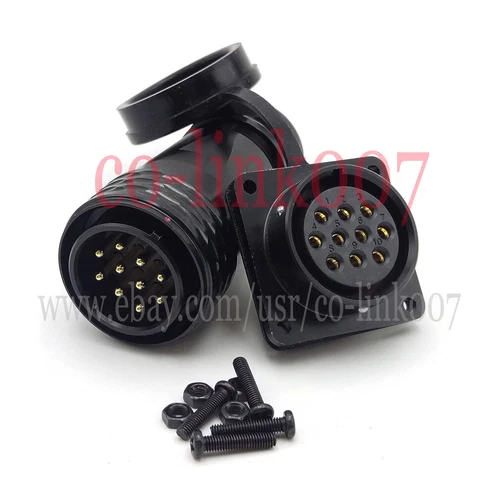 WEIPU SA28 10Pin Panel Mount Electrical Wire Connector,Aviation Plug and Socket