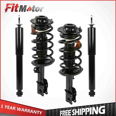 2 Front Struts & 2 Rear Shocks For 2008-2012 Chevy Malibu 2005-2010 Pontiac G6
