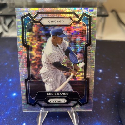 2024 Panini Prizm Ernie Banks Pulsar Prizm #d /499 Chicago Cubs