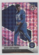 2021 Panini Mosaic Rookies Pink Camo Mosaic Prizm Dayo Odeyingbo #357 0kr5