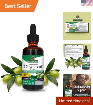Olive Leaf Extract, Alcohol-Free, Non-GMO, , Gluten-Free, , 2 Ounce | Olive L...