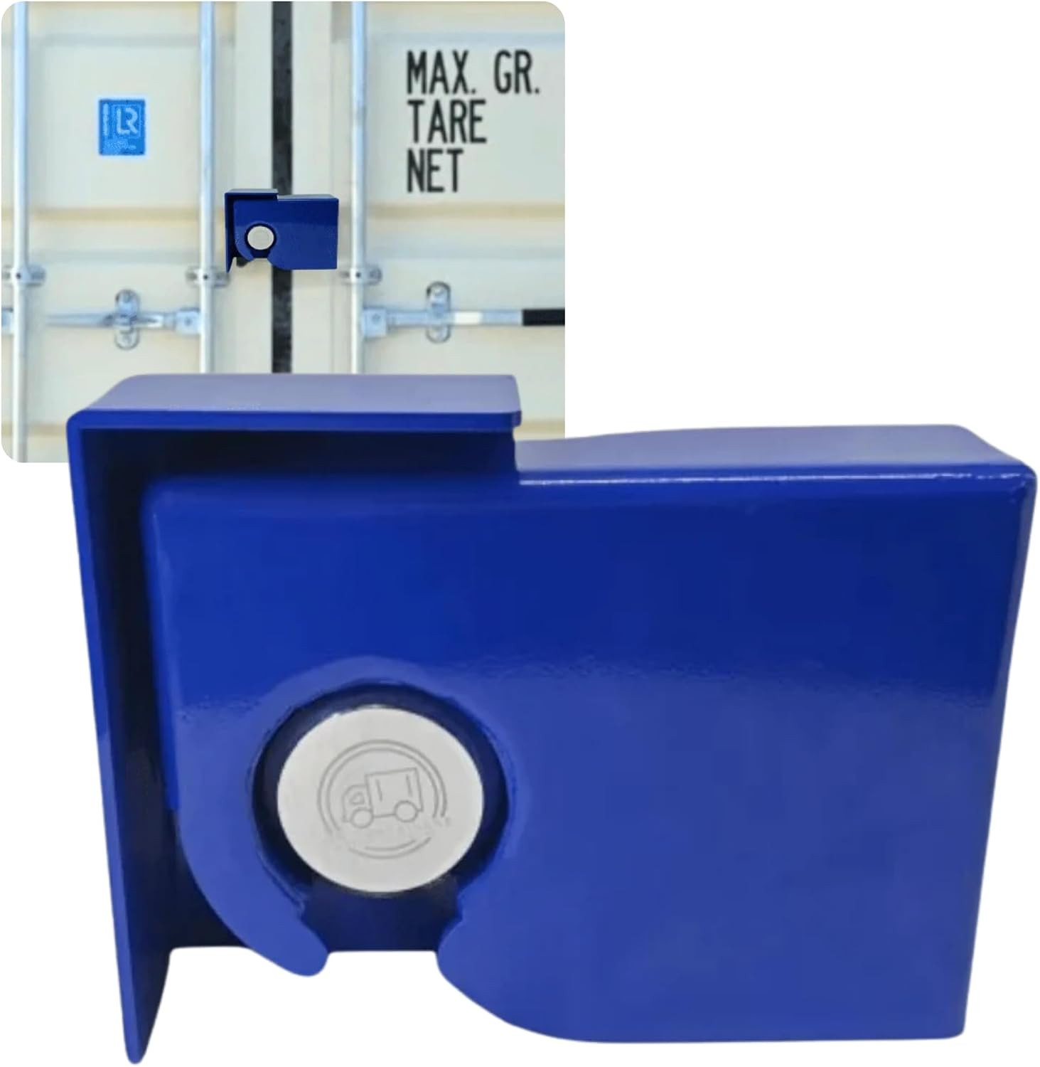 Puck Lock Box – USA Containers Heavy-Duty Bolt-On Lock Box with Puck Lock Includ