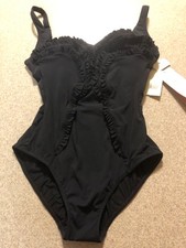 Gottex Classics Black One Piece New with Tags Original Price 188 Size 8