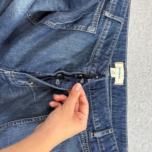 Sundance Pants Womens 16 Denim Cargo Jogger Elastic Waist Pockets Casual Relaxed - Picture 4 of 8