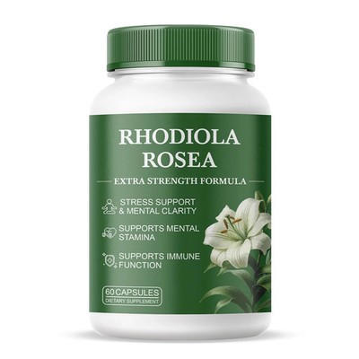 Rhodiola Rosea Supplement   Extract, 60 Count (Pack of 1)