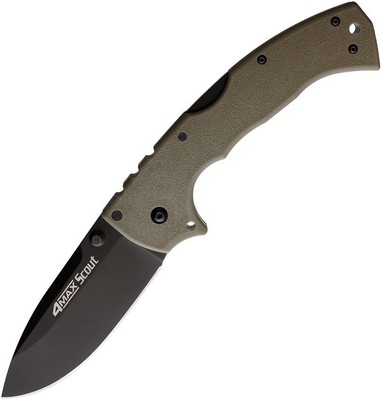Cold Steel Messer 4-Max Scout Lockback Flat Dark Earth Backlock