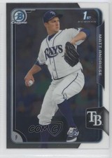 2015 Bowman Chrome Prospects Matt Andriese #BCP67 0a3