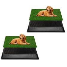 Artificial Grass Dog Potty 16x20 Inch - 3-Layer Leakproof Training System