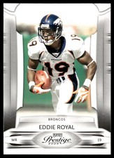 2009 Playoff Prestige Eddie Royal #33 Denver Broncos