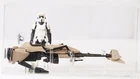 Star Wars 1983 Vintage Kenner ROTJ Biker Scout & Speeder Bike CAS 85 Not AFA