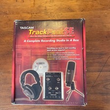 TASCAM TRACK PACK X1 ALL IN ONE COMPLETE COMPUTER RECORDING STUDIO IN BOX