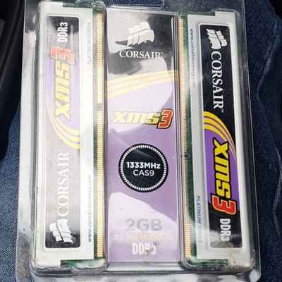 Corsair XMS3 DDR3 SDRAM DIMM 1333MHz 2GB (2x1GB) TWIN3X2048-1333C9 G Memory Kit
