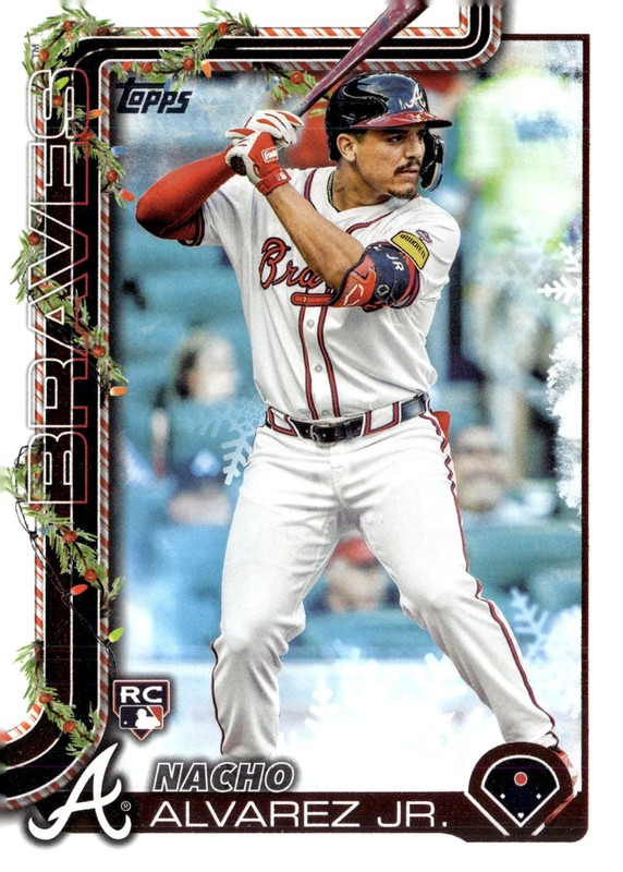 2025 Topps Holiday Nacho Alvarez Jr. #H183 RC