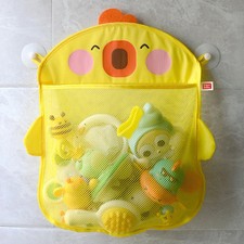 Cartoon Duck Baby Bathroom Mesh Bag Design, Bath Toys Kids Animal Shapes Storage