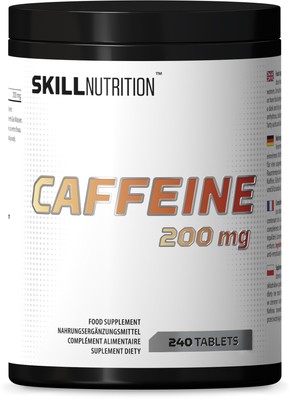Caffeine 200 mg - 240 Tabletten für Energie und Fokus