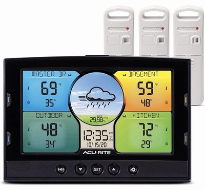 AcuRite Multi-Room Weather Station with Wireless Indoor/Outdoor Thermometers