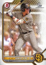 2022 Bowman Draft #BD-143 Lamar King Jr. San Diego Padres 1st Bowman