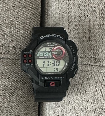 Casio G-Shock GDF-100 Black Sport Men's Watch  Twin Sensor