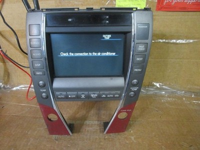 07 08 09 Lexus ES350 Radio Navigation Display Screen Climate Control 8643033011