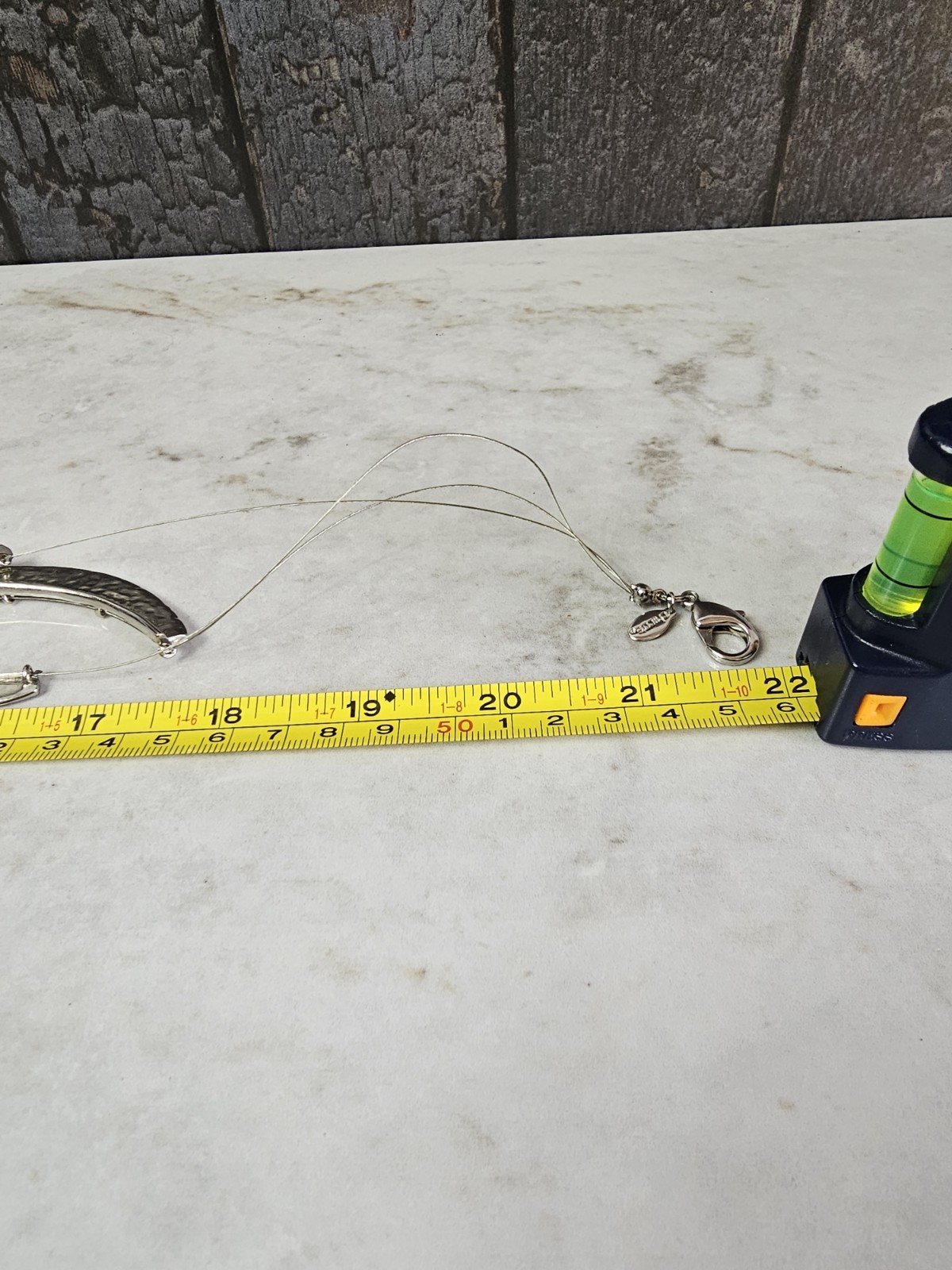 Chico's  Multi-Strand Statement Hammered Silver  … - image 8