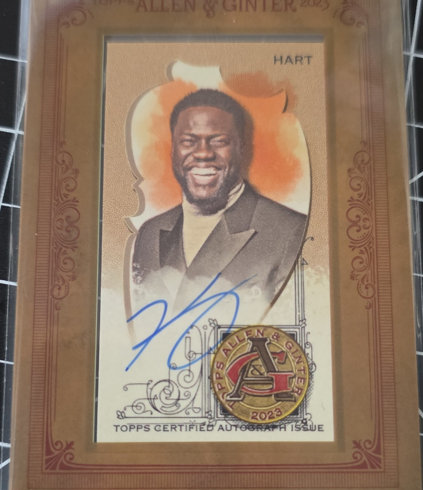 Topps 2023 Allen & Ginter World’s Champions Kevin Hart Auto MA-KHA Insert