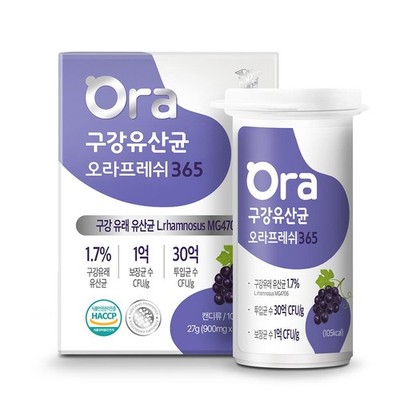 Lab on Lab Ora Fresh 365 Oral Probiotics 3 Billion CFU 900mg 30 Chewable Tablets