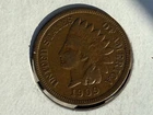1909 Indian Head Cent F+ CHOICE FINE Brown Most of LIBERTY 14.4 MiLL SEMI-KEY!