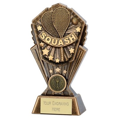 Kosmos Squash Trophäe - Vollharz - kostenlose Gravur