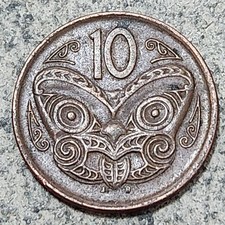 NEW ZEALAND 🇳🇿 TEN (10) CENTS COIN 2006 (QUEEN ELIZABETH II)