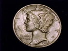 1939-D  Mercury Dime, Very Fine to Extra Fine  Grade.